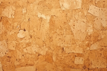 Processed collage of cork board or OSB board material texture. Background for banner, backdrop