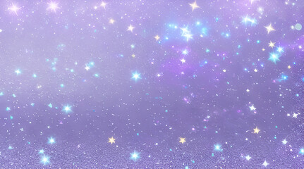 Abstract glitter silver, purple, blue lights background. de-focused. banner