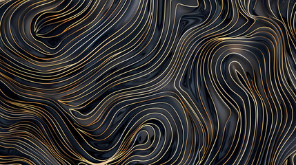 Abstract Line Waves Pattern