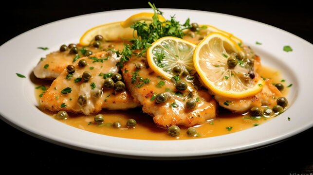 Chicken piccata UHD wallpaper