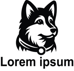 vector pet logo design 