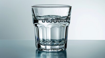 Including clipping path, a glass of water is isolated