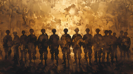 Soldiers in Silhouette