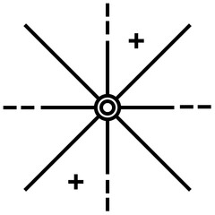 Hand Draw Line Sparkling Star
