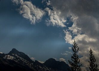 The Rockies reach up high Ice Fields Parkway Banff National Park Alberta Canada