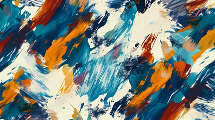Dynamic Brushstroke Pattern