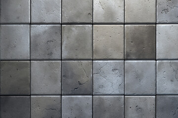 Processed collage of grey marble floor tiles surface texture. Background for banner, backdrop