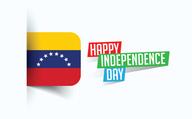 Venezuela national flag, Venezuela National Day, EPS10. Venezuela flag vector icon