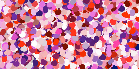 Light pink, red vector template with abstract forms.