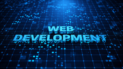 Web Development Coding Programming Internet Technology Business concept - 766316865