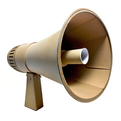 Megaphone glued from cardboard