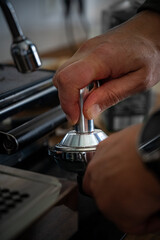 Kaffee machen Siebträgermaschine