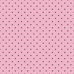 Simple, seamless polka dot background