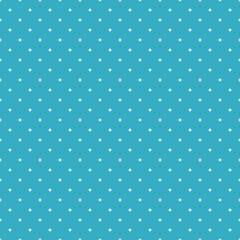 seamless blue Polka dot background © Tanita