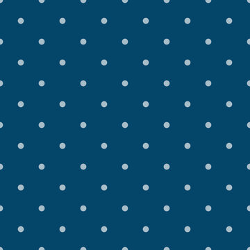 seamless blue Polka dot background