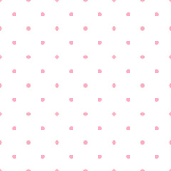 Simple, seamless polka dot background