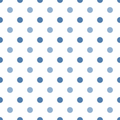 Simple, seamless polka dot background
