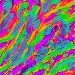 Abstract neon painting art background