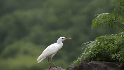 Great White Egret bird Stock Photo,Egret bird photography.Wildlife Photography, Generative AI