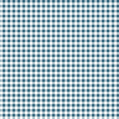 Textured blue and white plaid background. The pattern for textiles. Background for food. Checkered. Seamless checkered pattern.