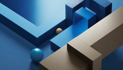 3d render of a render of a cube