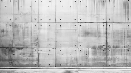 Monochromatic concrete urban wall with a gritty and rough texture