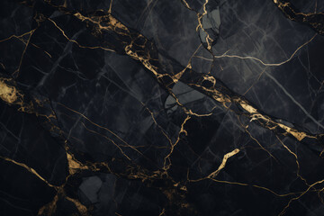 Processed collage of luxury pattern of black marble texture. Background for banner, backdrop