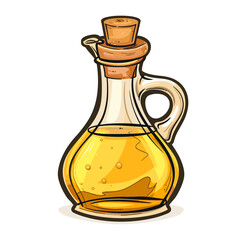 Vinegar Cartoon, Isolated On Transparent, PNG, HD