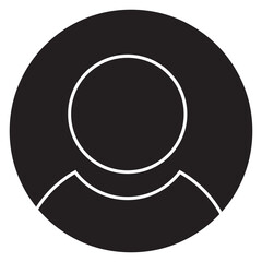 User icon in flat style, Person icon, User icon for web site, User icon vector file illustration. EPS 10