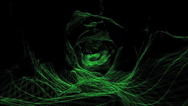 evolute dungeon green wireframe