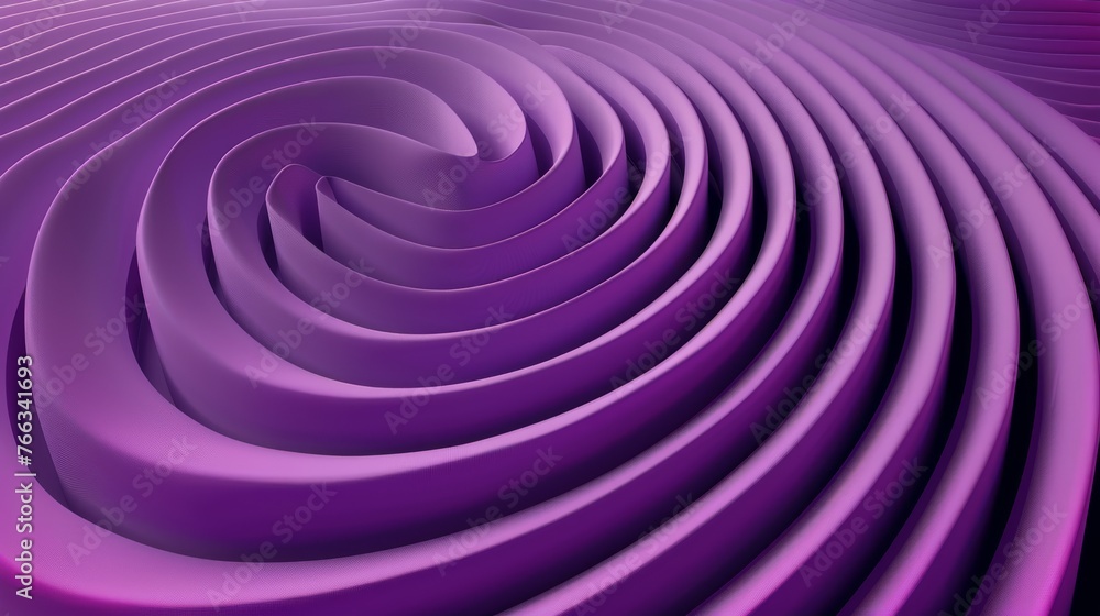 Poster a close-up of a purple background with a spiral design centered in the middle of the image