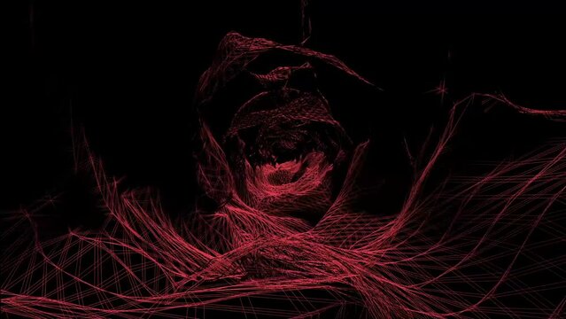 evolute dungeon red wireframe