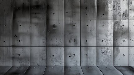 Concrete Texture 3D Rendering - Industrial Architecture