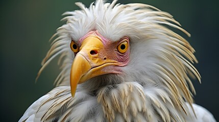 Obraz premium Vulture white UHD wallpaper