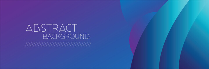 Abstract Background Colorful Template Banner With Gradient Color. Design With Liquid Shape.