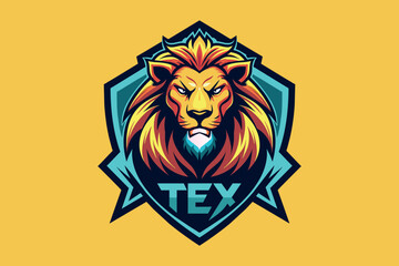 Lionhead mascot logo design