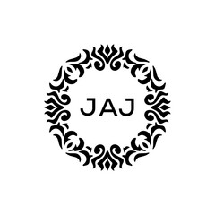 JAJ  logo design template vector. JAJ Business abstract connection vector logo. JAJ icon circle logotype.
