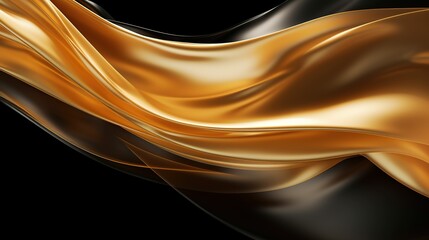 Gold swirl illustration background UHD wallpaper