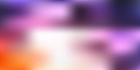 Light blue, yellow vector gradient blur template.