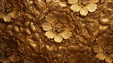 Fototapeta na wymiar Golden Paspartu pattern UHD wallpaper