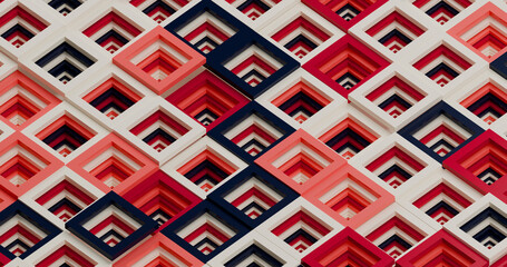 geometric shapes abstract background