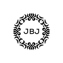 JBJ  logo design template vector. JBJ Business abstract connection vector logo. JBJ icon circle logotype.
