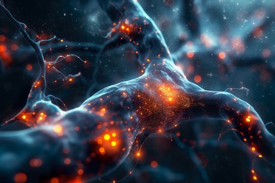 Neural Nexus: The Luminous Pathways of an AI's Mind