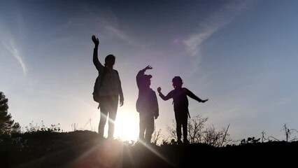 Teamwork Triumphs as Three Brave Souls Conquer the Mountains: Siblings, Led by Their Courageous Mother, Find Freedom, Friendship, and Success