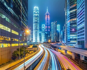 Fototapeta premium Integrated urban tech systems