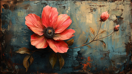 poppies in the wall - Powered by Adobe