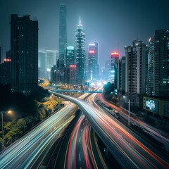 Obraz premium Urban efficiency through advanced IoT solutions