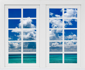 Ocean view window paradise