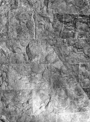  Block Wall in Monochrome with Texture and Detail.