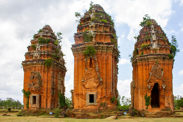 Duong Long Tower In Tay Son, Binh Dinh Province, Vietnam. Duong Long Tower Is A Group Of Three Towers Dating Back From The Late 12th Century